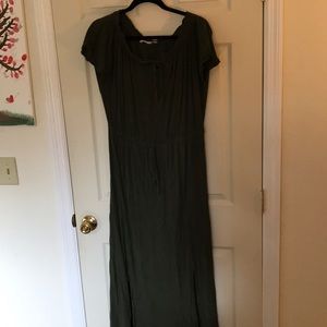 Olive Green Forever 21 maxi